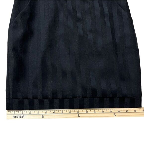 Revolve Line & Dot Black Striped Mini Dress Sz S Minimalist Witchy Evening - Picture 11 of 14